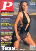 Tess op de cover van P-magazine van 13 februari 2002