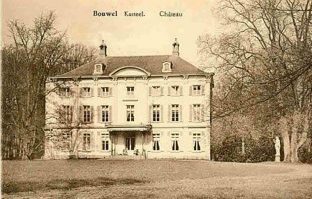 Kasteel van Bouwel - oude postkaart anno 1900