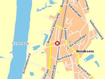 Hemiksem map