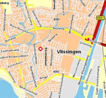 Vlissingen map